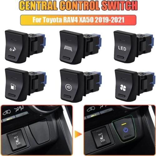 Vehicle Modification Switch For Toyota RAV4 2019 2020 2021 Hollow Position Reserved Upgrade Switch Car Instrument Control Button
