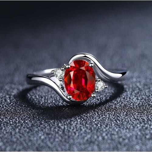 Womens Rings Jewelry Ring With Oval Cut AAA Royal Blue Red Emerald Green Olive Zircon Ring Wedding Gifts