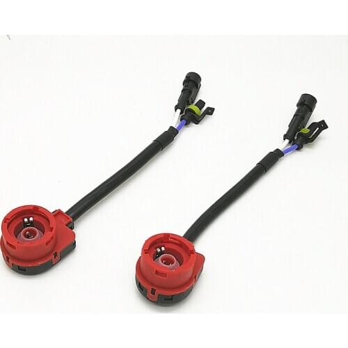 1pair D2S D2R Adapter AMP Socket D4S D4R Converter Cable XENON Harness Wire