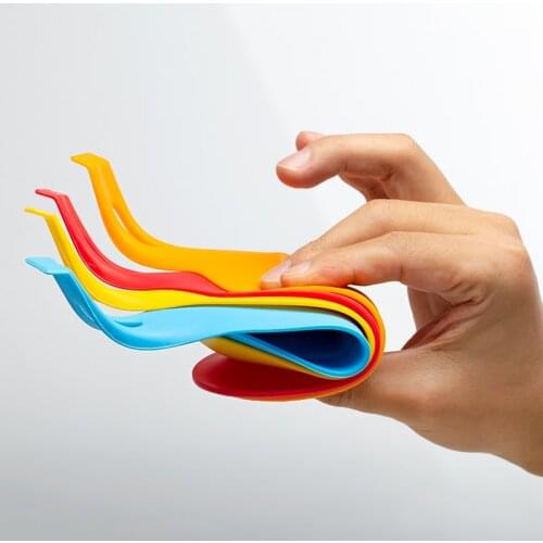 1 Pcs Placemat Tray Spoon Pad Drink Glass Coaster Kitchen Tool Heat Resistant Silicone Spoon Insulation Mat