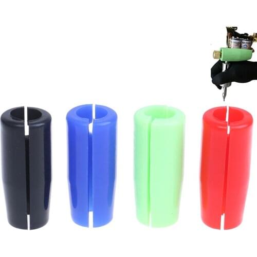 1pc Anti Shock Protect Knuckle Tattoo Machine Grip Silicone Cover Holder Pad 4 Colors