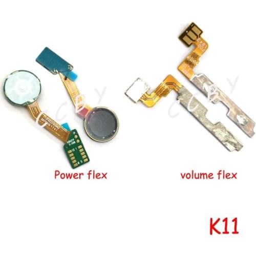 10pcs For LG K11 Power On Off Volume Up Down Switch Side Button Key Flex Cable Replacement Parts