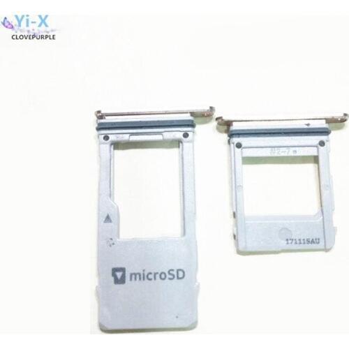 10pcs/lot For Samsung Galaxy A8 2018 plus + A530F A730F nano Sim Micro Single SIM Card SD Reader Holder Sim Tray