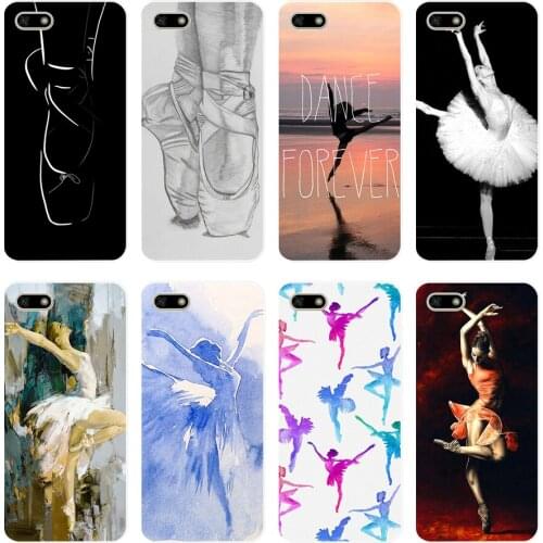 2H Ballerina Ballerina Style Soft Silicone Tpu Cover Case for huawei Honor 7a pro 7x play case