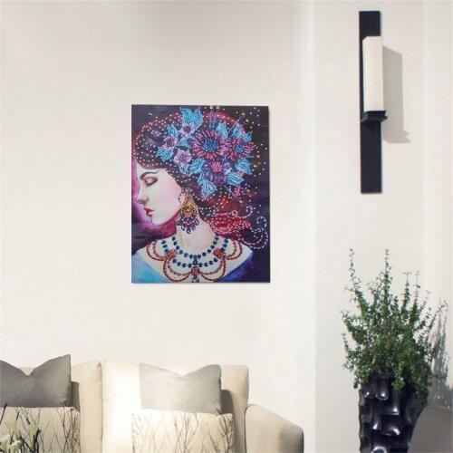 5D Special Shaped Partial Drill Diamond Painting belle Diamond Embroidery Cross Stitch Diamond Mosaic