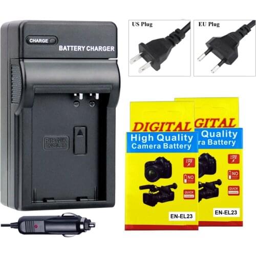 Camera battery EN-EL23 EN EL23 + Charger For Nikon Coolpix P900 P600 PM159 P610S S810c P900S