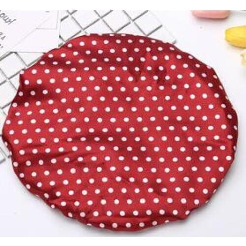 Free shipping 100pcs Women Bathing Caps Colorful Bath Shower Hair Cover Adults Waterproof Bathing Cap