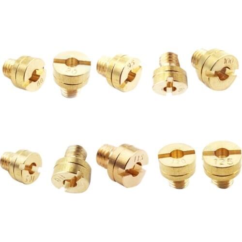 5Mm Large Round Carb Main Jets for Mikuni Carburetor VM22 VM24 VM26 125Cc 150Cc 200Cc 250Cc Dirt Pit Bike