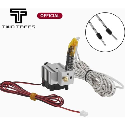 Twotrees 3D Part Aluminium Extruder J-head for Sapphire Pro/Plus Bluer Printer 24V MK8 For Filament 1.75mm Extrusora J-head