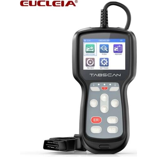 EUCLEIA TabScan A411 Automotive OBD2 Code Reader Professional Scanner DTC Lookup Erase MIL Bluetooth OBD 2 Car Diagnostic Tools