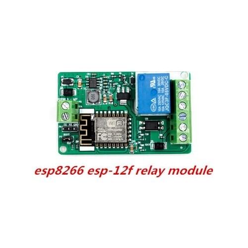 ESP8266 ESP-12 ESP-12F Relay Module 10A 220V Network Relay WIFI Module Input DC 4 Layers Board TVS Input Automatic Protection