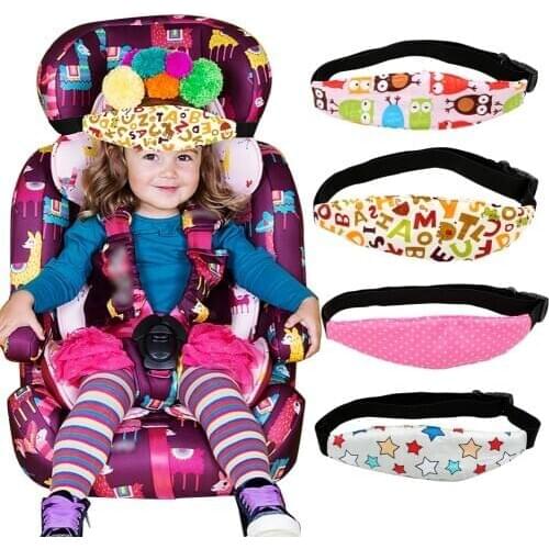 1Pcs Car Safety Children Fixing Band Car Seat Sleep Nap Kid Sleeping Head Support Belt Positioner Baby Sroller Holder Belt