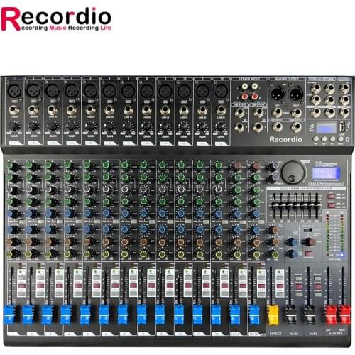 GAX-EF16 Factory Best Selling 16 Channel Dj Professional Audio Digital Mixer Mixing Console