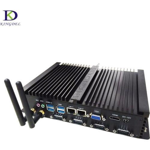 HTPC industrial PC Intel Core i5 3317U Dual LAN Fanless Mini PC Windows 10 Dual Nic Desktop Computer RS232 COM Port Nettop Nuc