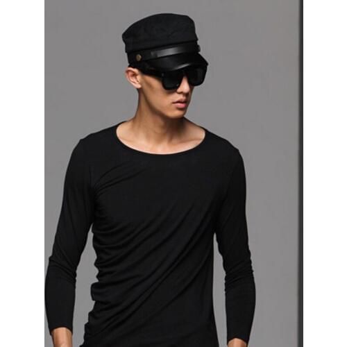 Suede Flat Top Navy Cap Real Leather Military Hat Sailor Hats Women Men Military Gorra Militar Fashionable Hat Sailor Cap