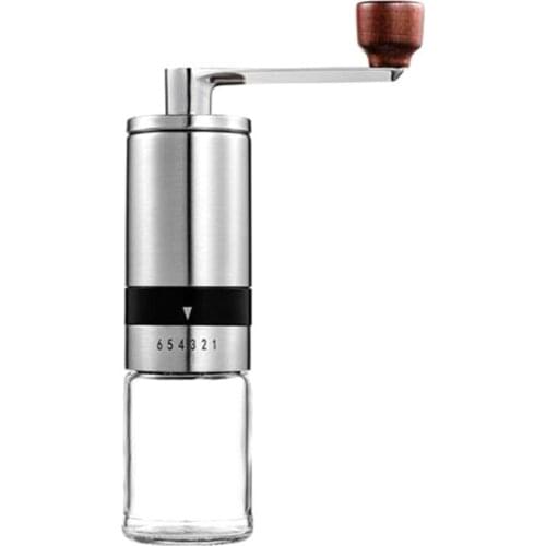 Zigo Coffee Mill Stainless Steel Hand Crank Grinding Conical Coffee Grinder Manual Coffee Grinder Mill