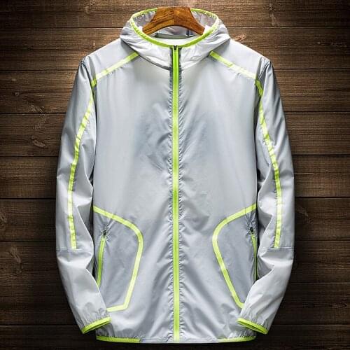 WWKK Camping Fishing Jacket Men Casual Sun Protection Clothing Fishing Hunting Clothes Quick Dry Skin Windbreaker With Pocket