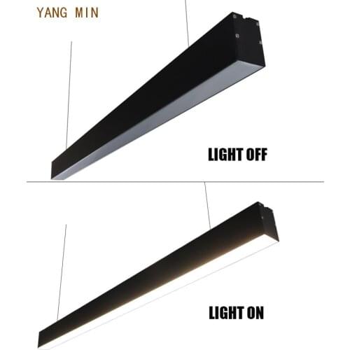 Free Shipping 180cm long LED Linear Light with Milky cover and aluminum ends aluminum alloy+PC material PF>0.9 good led chips