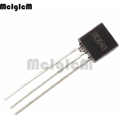 MCIGICM 100pcs BC640 in-line triode transistor TO-92 1A 80V PNP