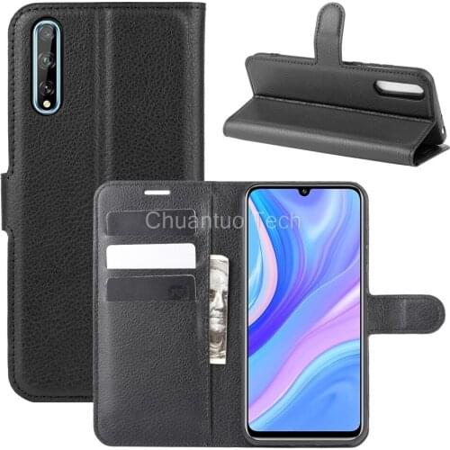 Fashion Wallet PU Leather Case Cover For Huawei Y8P/Enjoy 10s Flip Protective Phone Back Shell With Card Holders