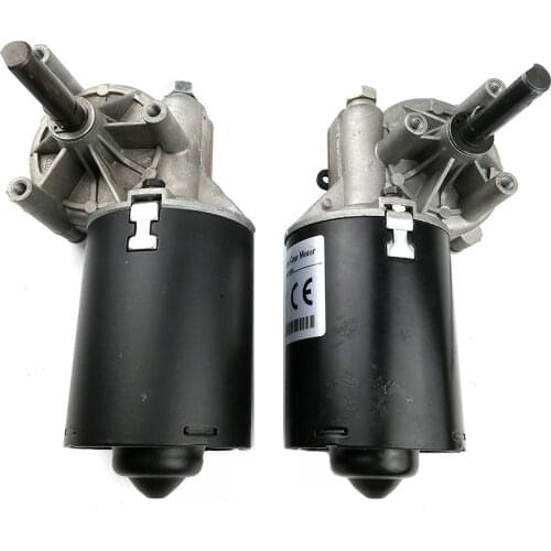 90RPM GW7085 dc 24v 8N.m 4A low speed high torque worm gear reducer motor, wiper, barbecue grill motor the left