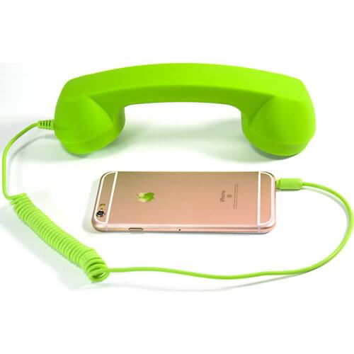 For Radiation Protection Handset Wired Control 3.5mm Mini Microphone With Telephone Handset For Iphone Pregnant Women gravida