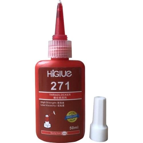 HiGlue 271 Screw Glue Threadlocker Medium Viscosity High Strength 50ml*1pcs