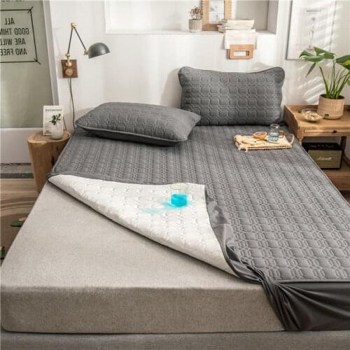 Bedding Quilted Waterproof Mattress Cover Sheet Style Bed Cover Quilted Anti-mite Sheet Mattress Protective Cover Bed Cover