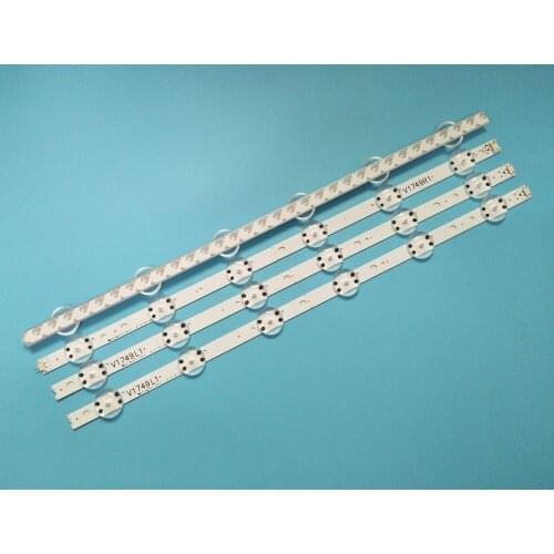 LED TV Illumination Part Replacement For LG 49UJ6510-SA 49UJ6517-ZA 49UJ6519-ZA LED Bar Backlight Strip Line Ruler V1749L1 2862A