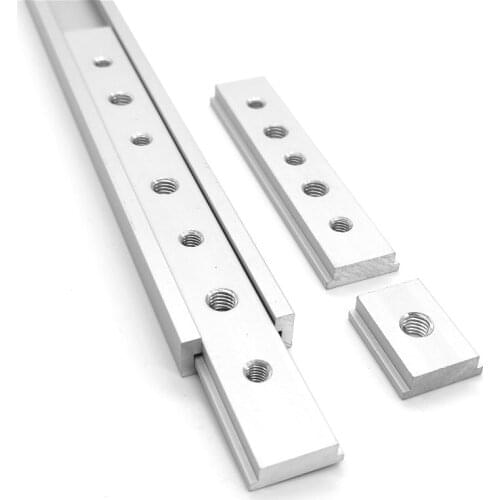 M6/M8 T-track Slider Sliding Bar Aluminum Alloy T Slot Nut for 30/45 Type T Tracks Jigs Screw Slot Fastener Woodworking Tools