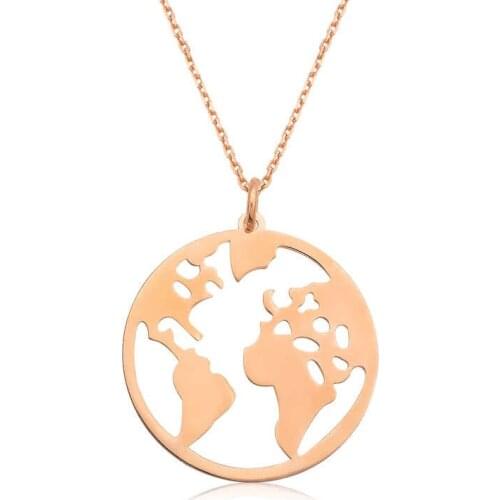 Tevuli 925 Sterling Silver Globe Pendant