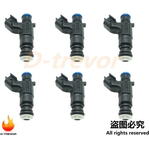 6Pcs 0280156131 Fuel Injector For 2004-2008 BUICK CADILLAC 3.6L V6