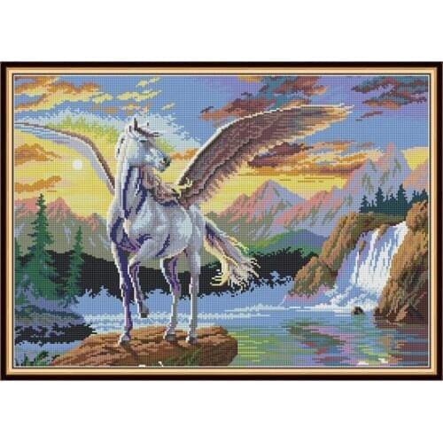 Everlasting Love Flying Horse Chinese 5d Diamond Painting Full Square Christmas Decorations For Home Wedding Decoration Navidad