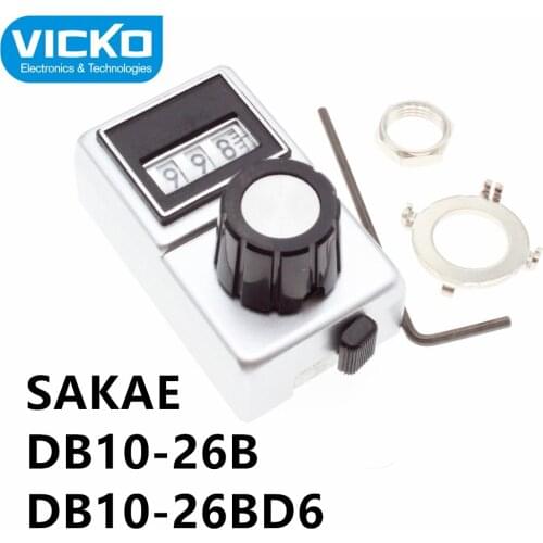[VK] JAPAN SAKAE original DB10-26B DB10-26BD6 DB10-26B counter calibration knob 6MM switch