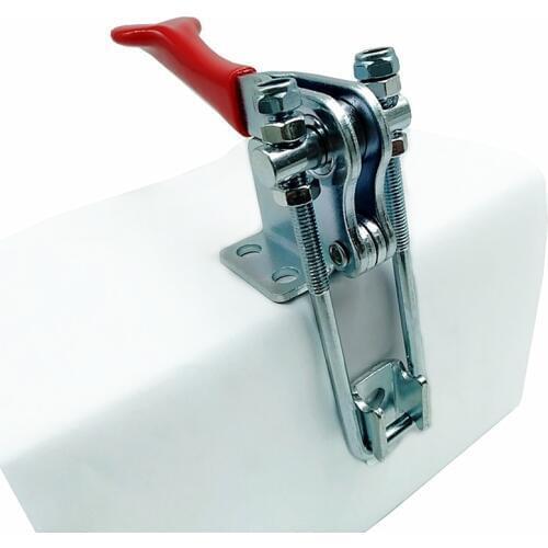 1pcs Galvanized Hand Tool Latch type fixed pin Adjustable Hasp Fastener, Vertical Quick Clamp Toggle Latch, Catch Hasps Trailer