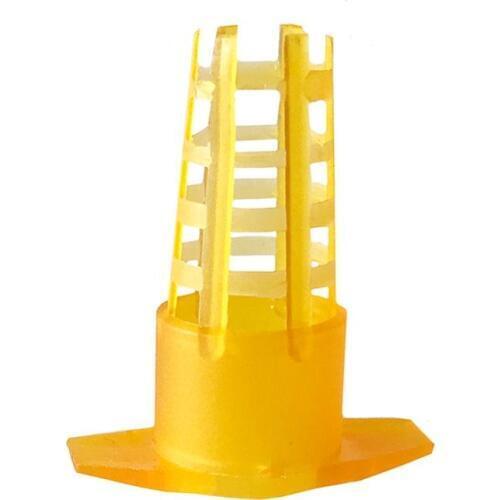 1 Pcs Bee Queen Cage Protective Cover Beekeeping Tools Cell Protector Cages Beekeeping Tools Yellow Plastic