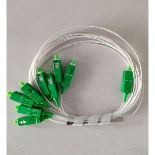 10PCS fiber optic 1X8 sc/apc mini plc splitter