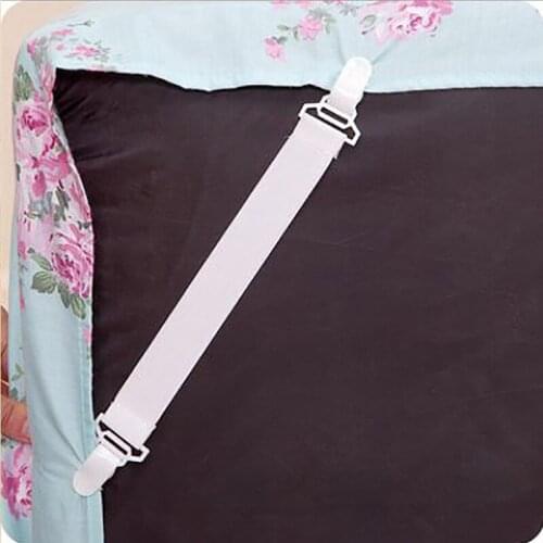 4PCS Elastic Bed Sheet Grippers Clip Mattress Cover Blankets Holder Straps Suspender Buckles Home Textiles Non-Slip Quilt Holder