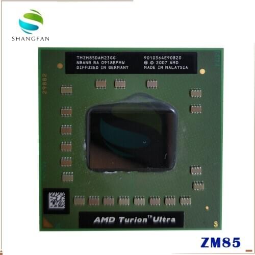AMD Turion X2 Ultra ZM-85 ZM 85 ZM85 2.3 GHz Dual-Core Dual-Thread CPU Processor TMZM85DAM23GG Socket S1