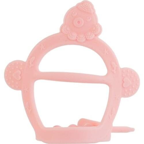 Baby Teething Toys Food Grade Silicone Infant Teether Self-Soothing Non-Drop Adjustable Wristband Design