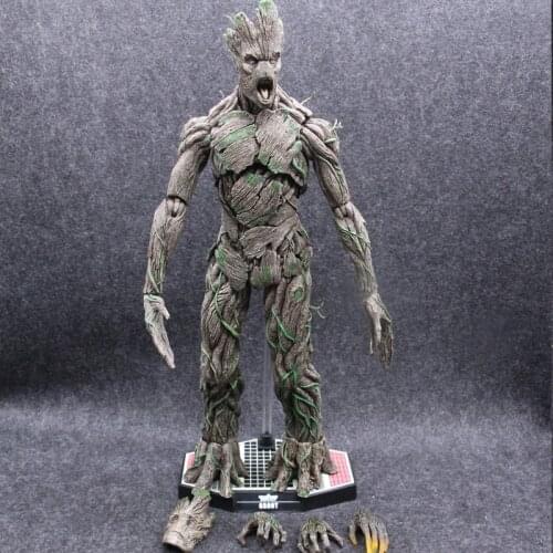 Hot Toys Marvel Guardians of The Galaxy Tree Man Avengers 40cm Big Size BJD Action Figure Toys