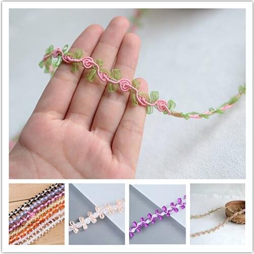Nice Woven Lace Accessories Exquisite Keel Yarn Ribbon Handmade Fabric Sofa Diy Hat Bracelet Necklace Bow Bra Rope Decoration