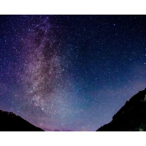 《Shining night sky》 picture painting by numbers home decor birthday present quadros decorativos