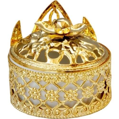 Arabic Ceramic Incense Burner Mini Goilden Middle East European Style Incense Burner For Home Decoration Home Decorative Orname