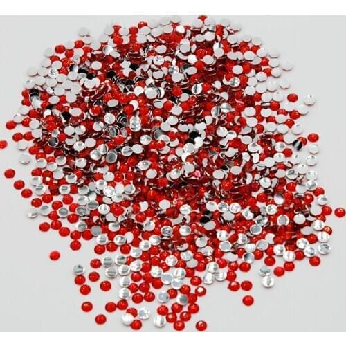 Hot Sale!! 5000pcs/lot 2mm 3mm 4mm 5mm Hyacinth Color 3D Glue On Non-hotfix rhinestone Flatback Acrylic Rhinestones Accessories
