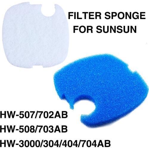 Filter Sponge Set Replace For Sunsun Aquarium External Canister Filter HW 507AB 702AB 508AB 703AB 304AB 404AB 704AB 3000