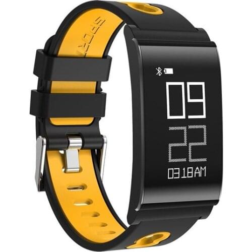 OLED Blood Pressure Heart Rate Health Monitor IP67 Waterproof Smart Watch Bracelet