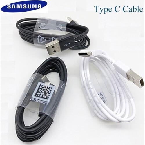 Original Samsung TYPE C Cable 0.28/1.2/1.5M Fast Charger Data Line For samsung Galaxy S8 S9 Plus S10 Note 8 9 10 A3/A5/A7 2017