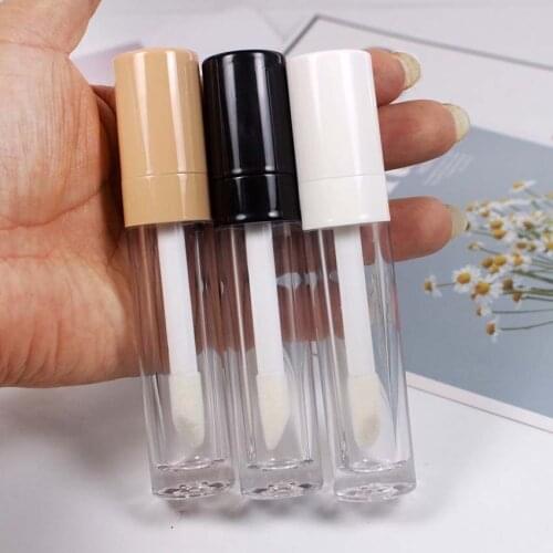 Custom label Big Wand Lipgloss Tube Makeup liquid lipstick Lip gloss Packaging Empty Container 8ML