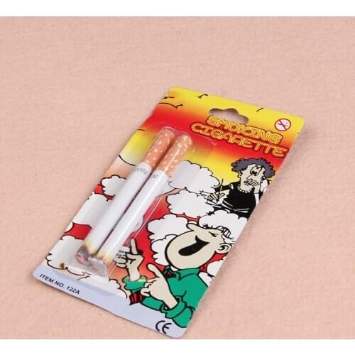 Joke Prank Fake Cigarettes Fags Smoke Effect Novelty Lit End Fancy Gift for Sale Practical Jokes Funny Toy Trick